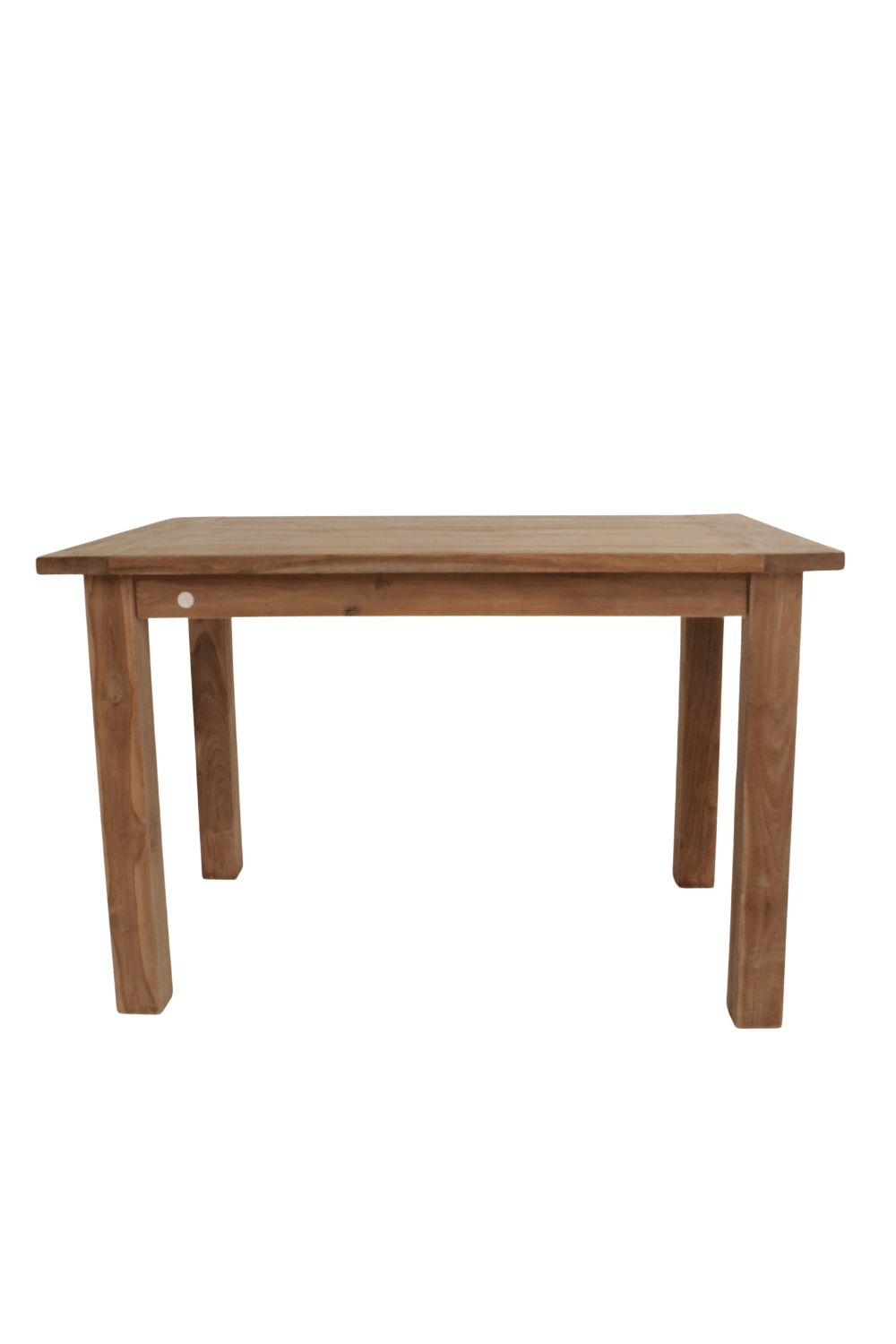 kleine teakhouten eettafel maat 120