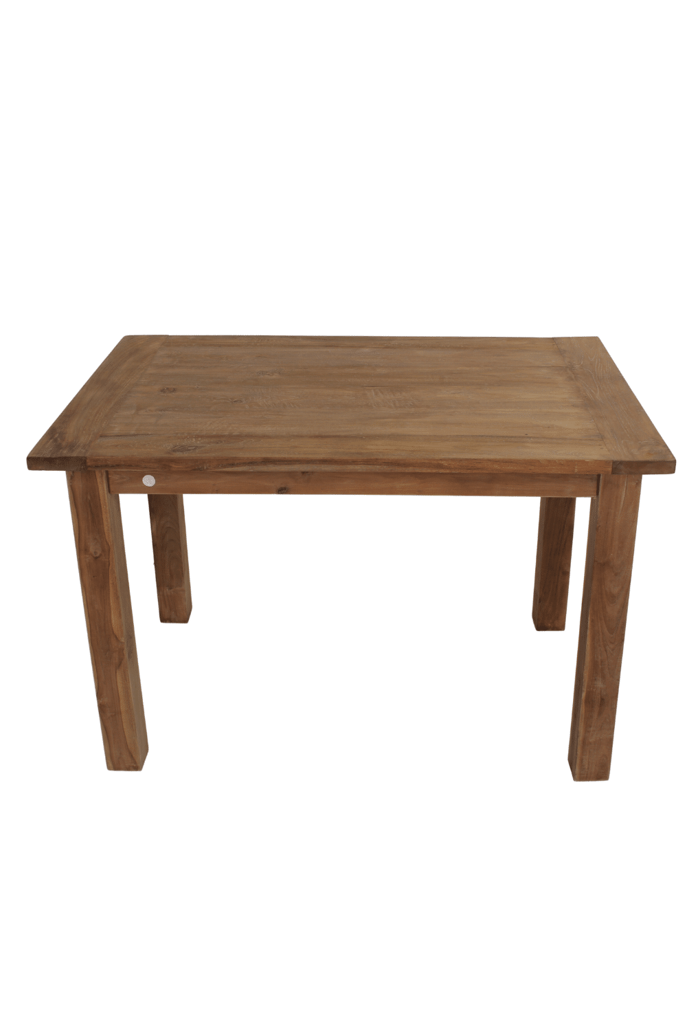 kleine teakhouten eettafel maat 120