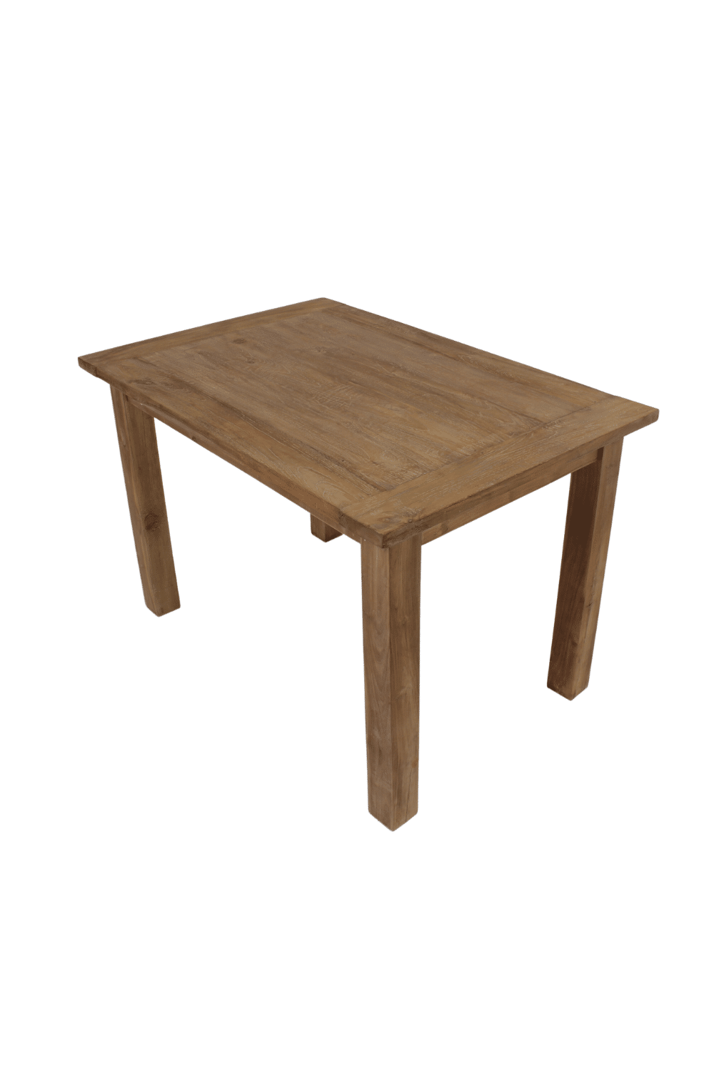 kleine teakhouten eettafel maat 120
