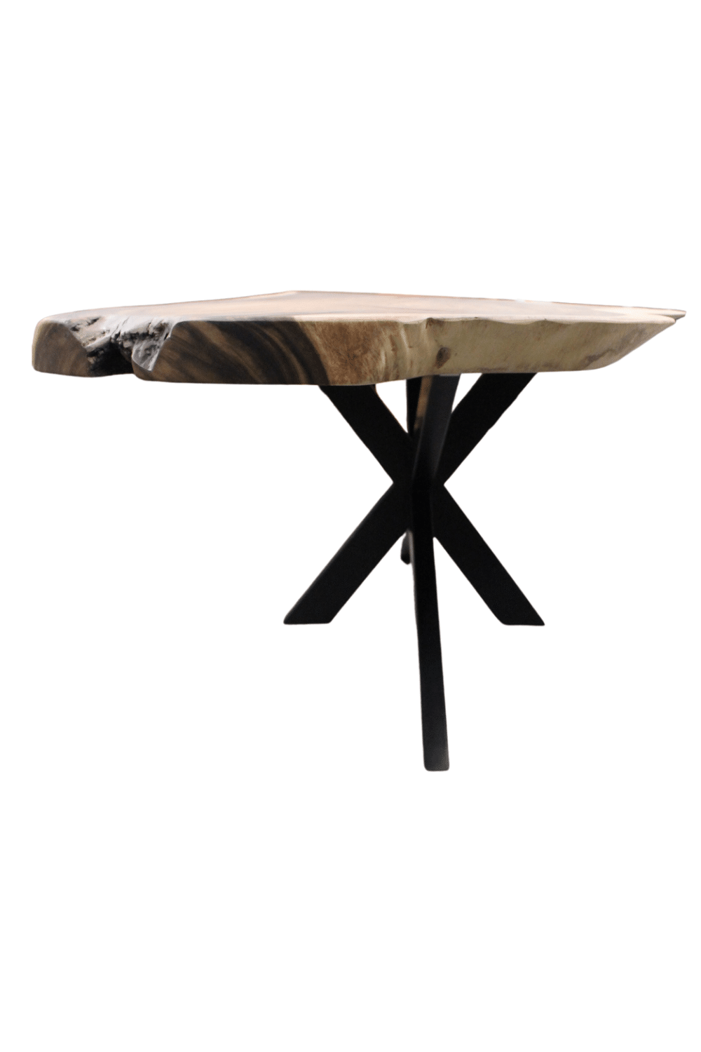 suarhouten boomtafel ovaal