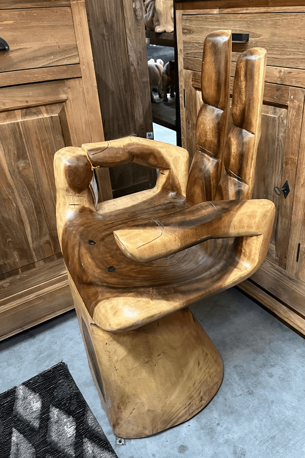 houten stoel handstoel kinderstoel