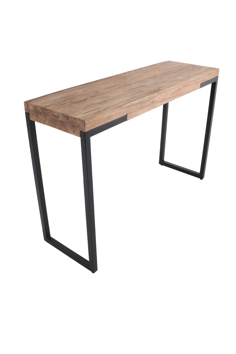 houten industriële bar met 2 krukken ontbijt tafel hoog bureau