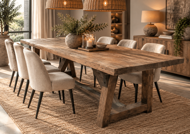 Grove robuuste eettafel andreas mixwood