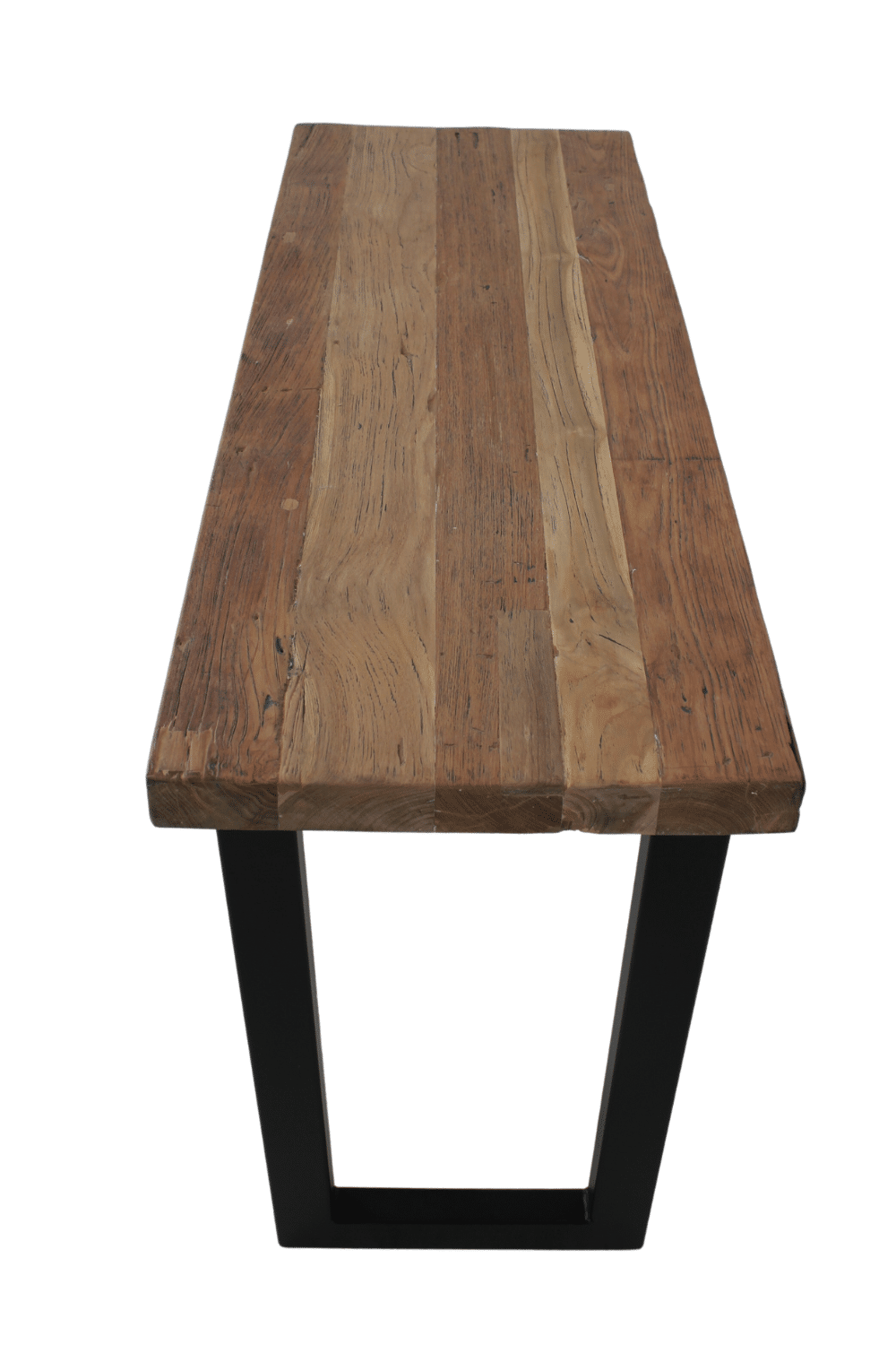 side table industrieel hout met metaal 120x45x75 cm