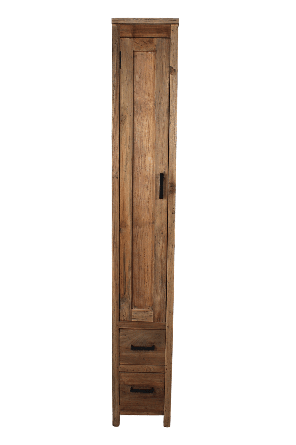 hoge badkamer kast smal teak hout 30x40x200 cm
