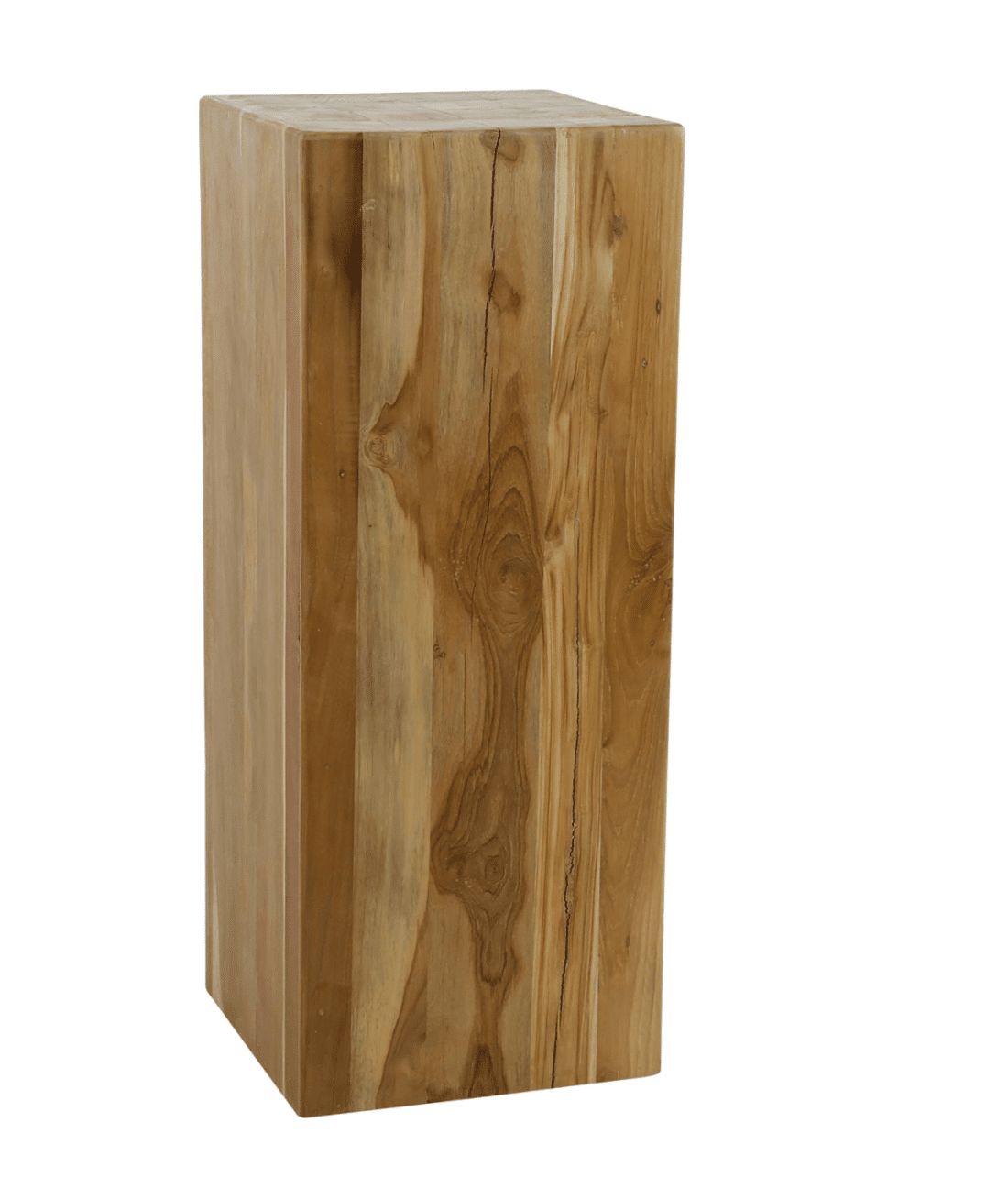 zuil van hout pilaar plantentafel 35x35x85 cm