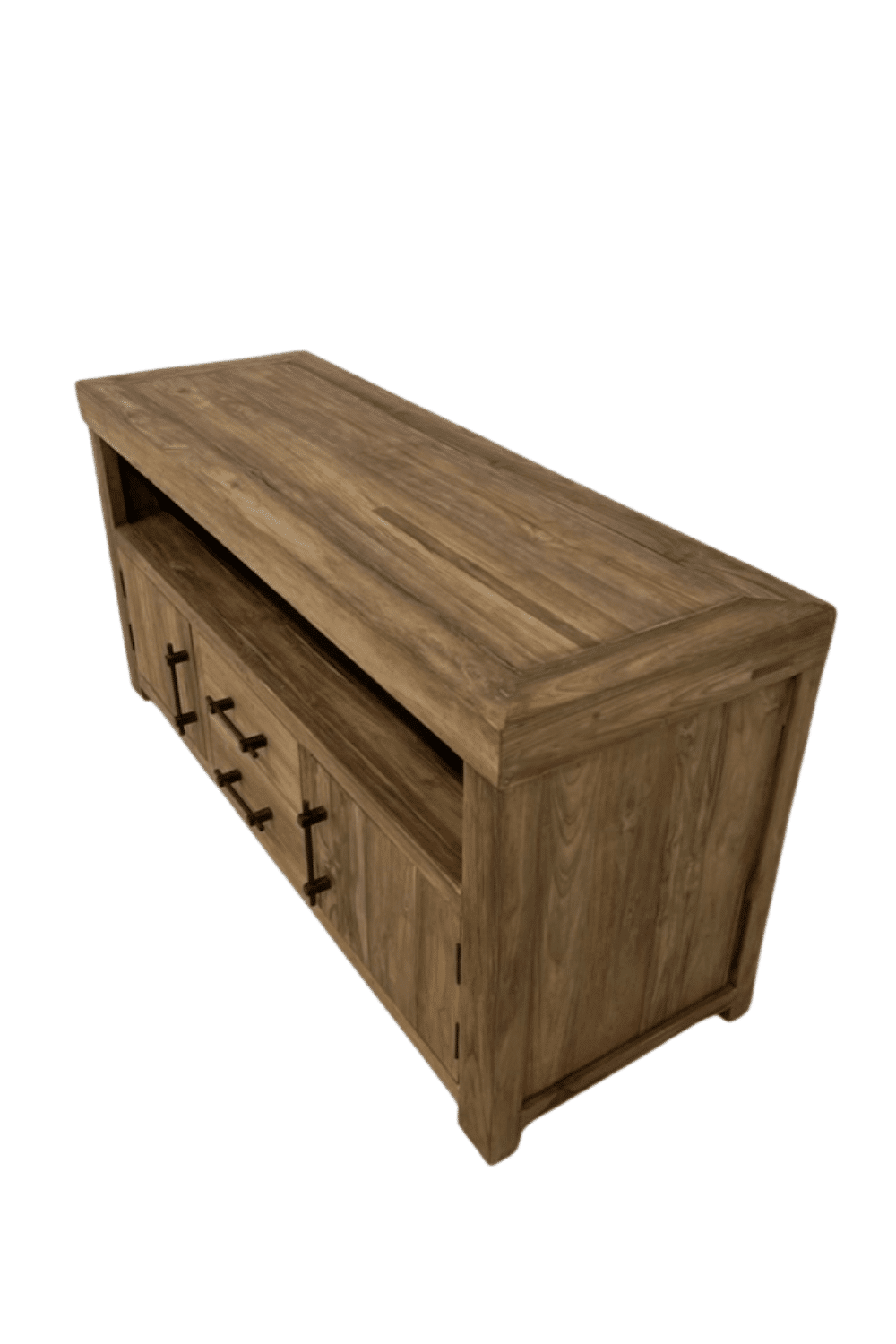 stoer teak houten tv meubel