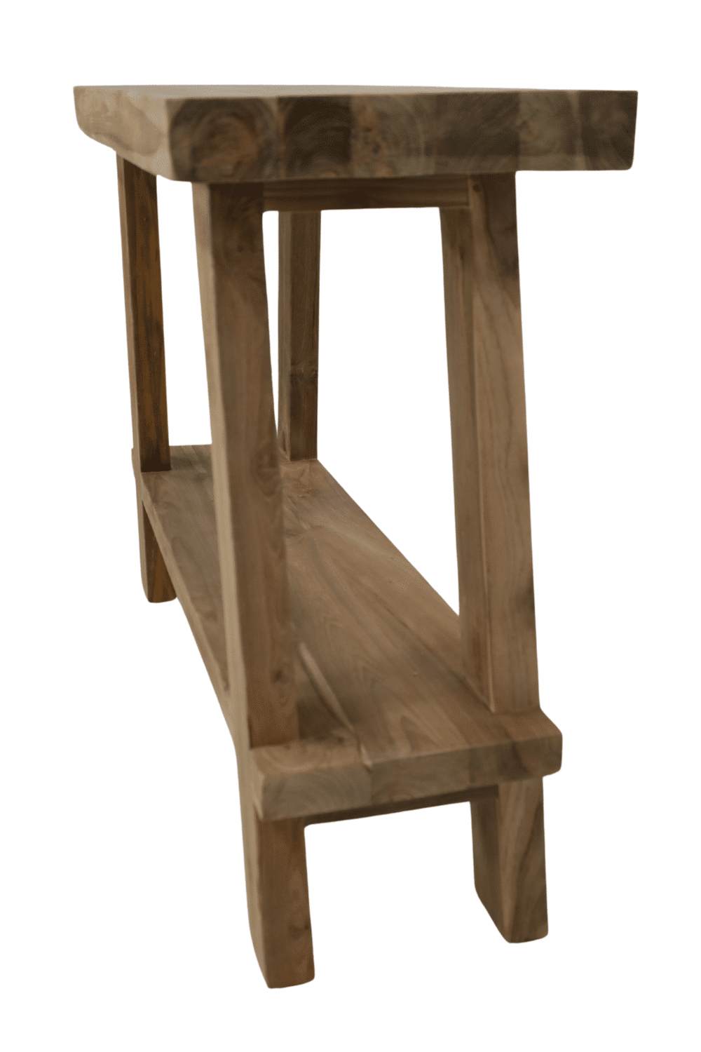 teak houten sidetable 140 of 140 cm