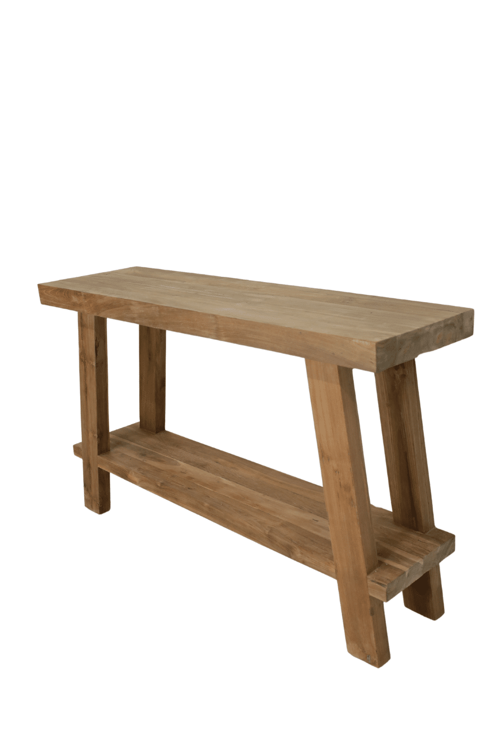 teak houten sidetable 140 of 140 cm