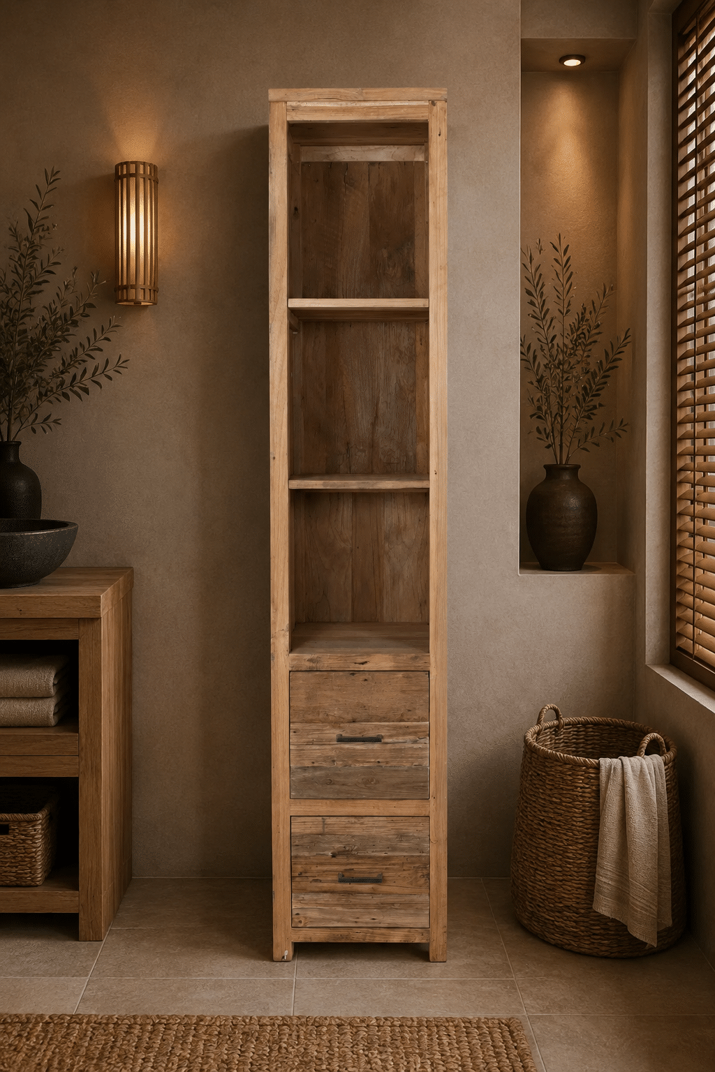 Full wood kolomkast open Full wood kolomkast open