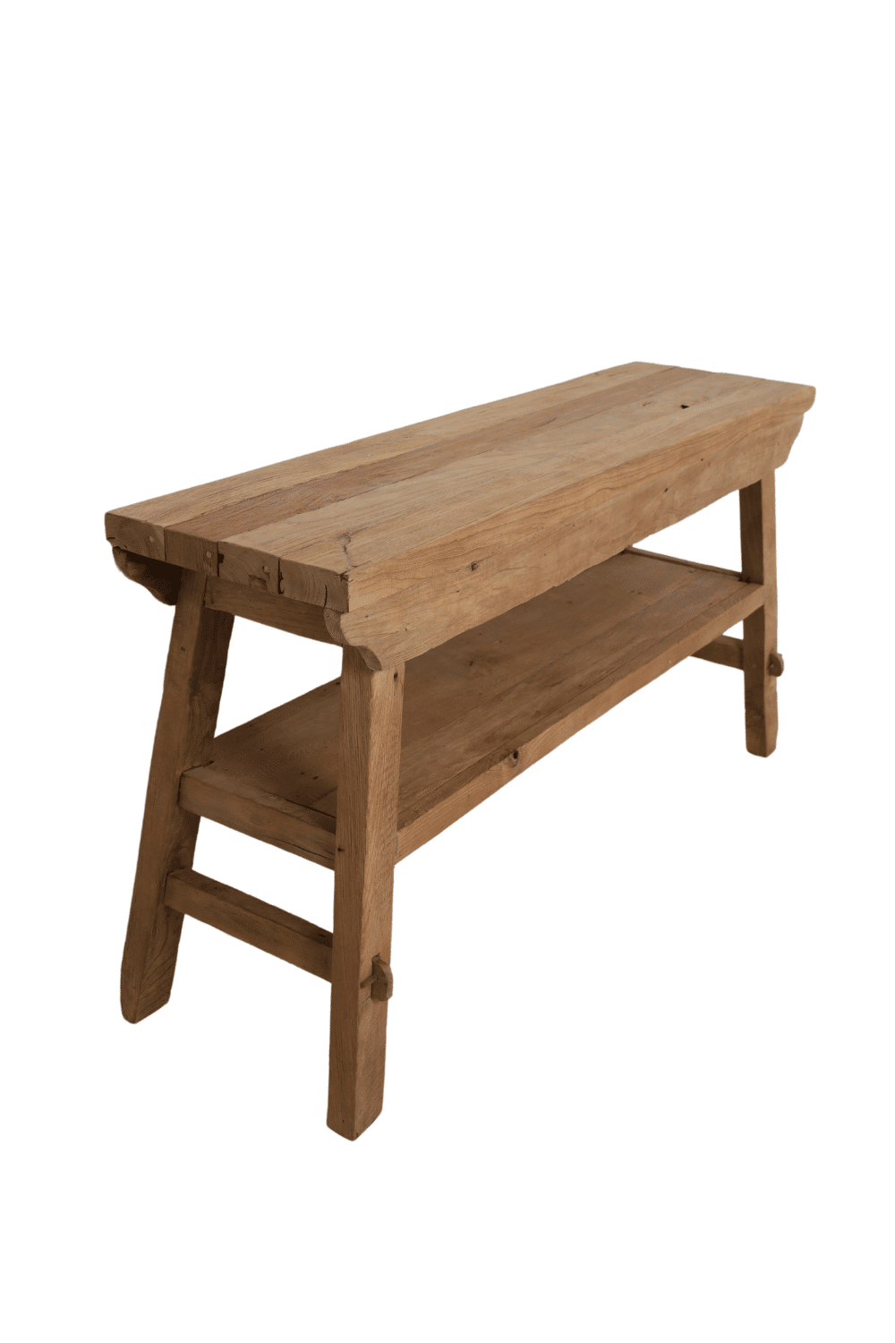 teak houten side table 150 cm