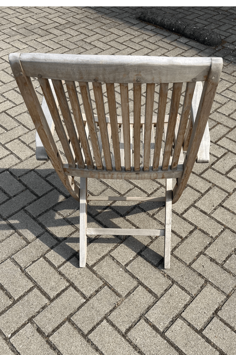 teak houten tuin stoel inklapbaar