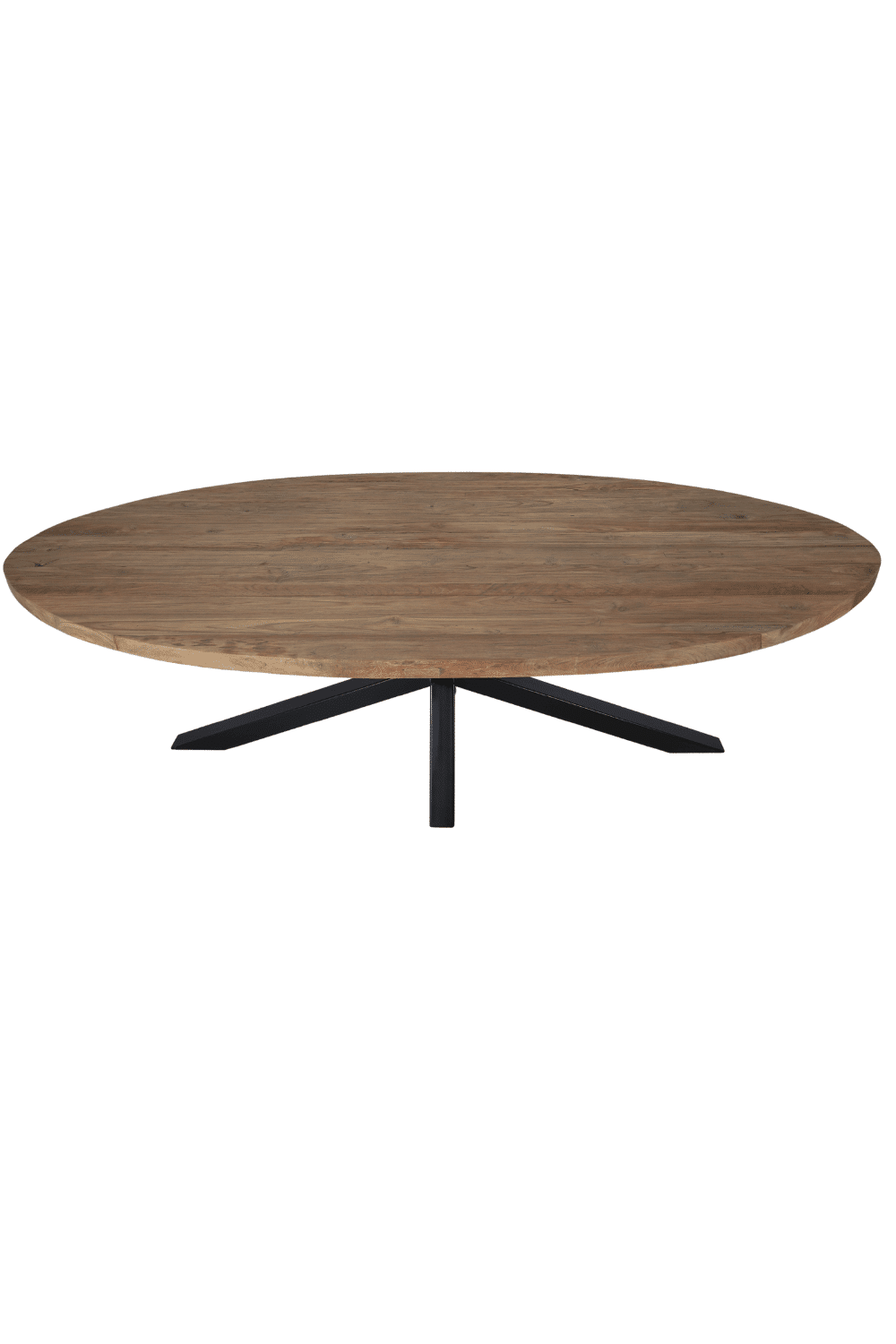 Ovale houten tafel