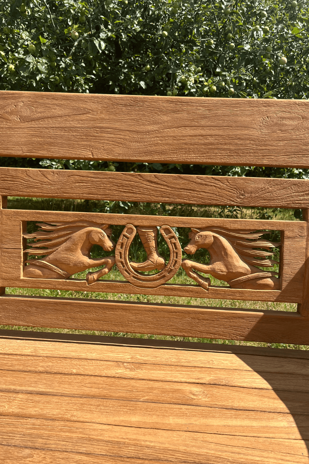 Stationsbank tuin bank lounge paarden tuin bank