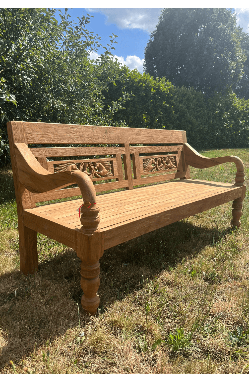Stationsbank tuin bank lounge paarden tuin bank