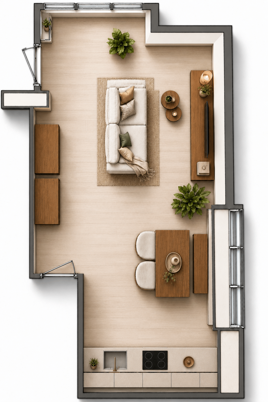 Tekening brc 5 teak houten opbergkast Tekening brc 5 teak houten opbergkast