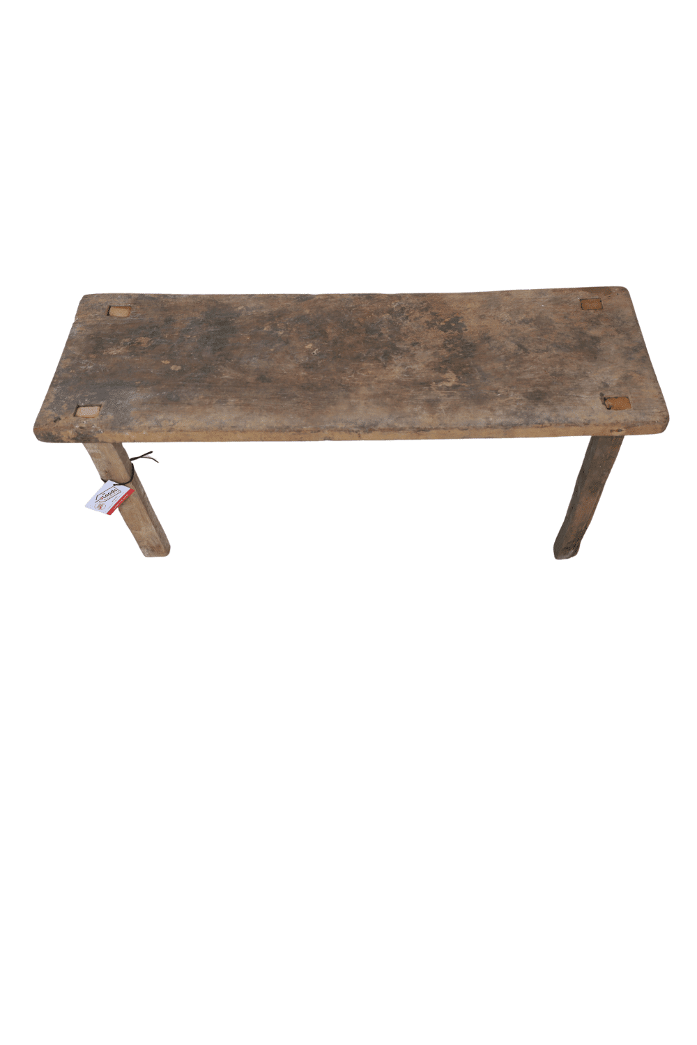 oud houten bankje 107x35x46 cm