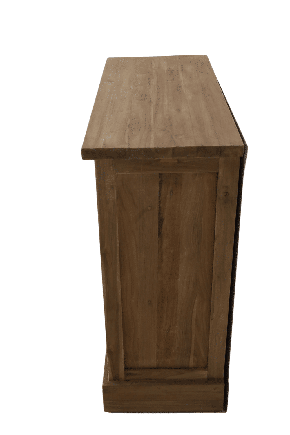 teak houten gangkastje 90x38x90 cm