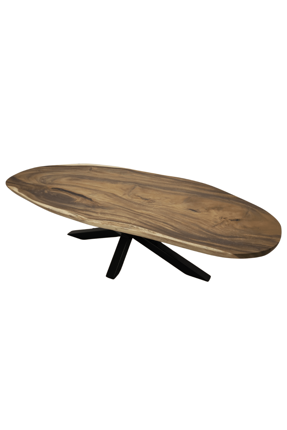 ovale boomstam salontafel Sura hout