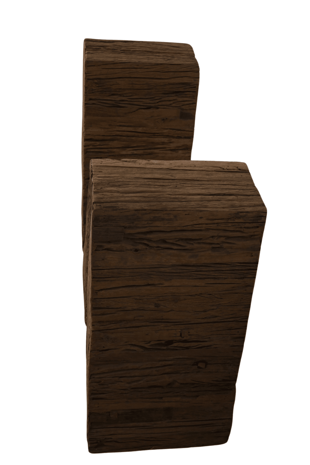 pilaar zuil steun in de vorm van een v ruw hout