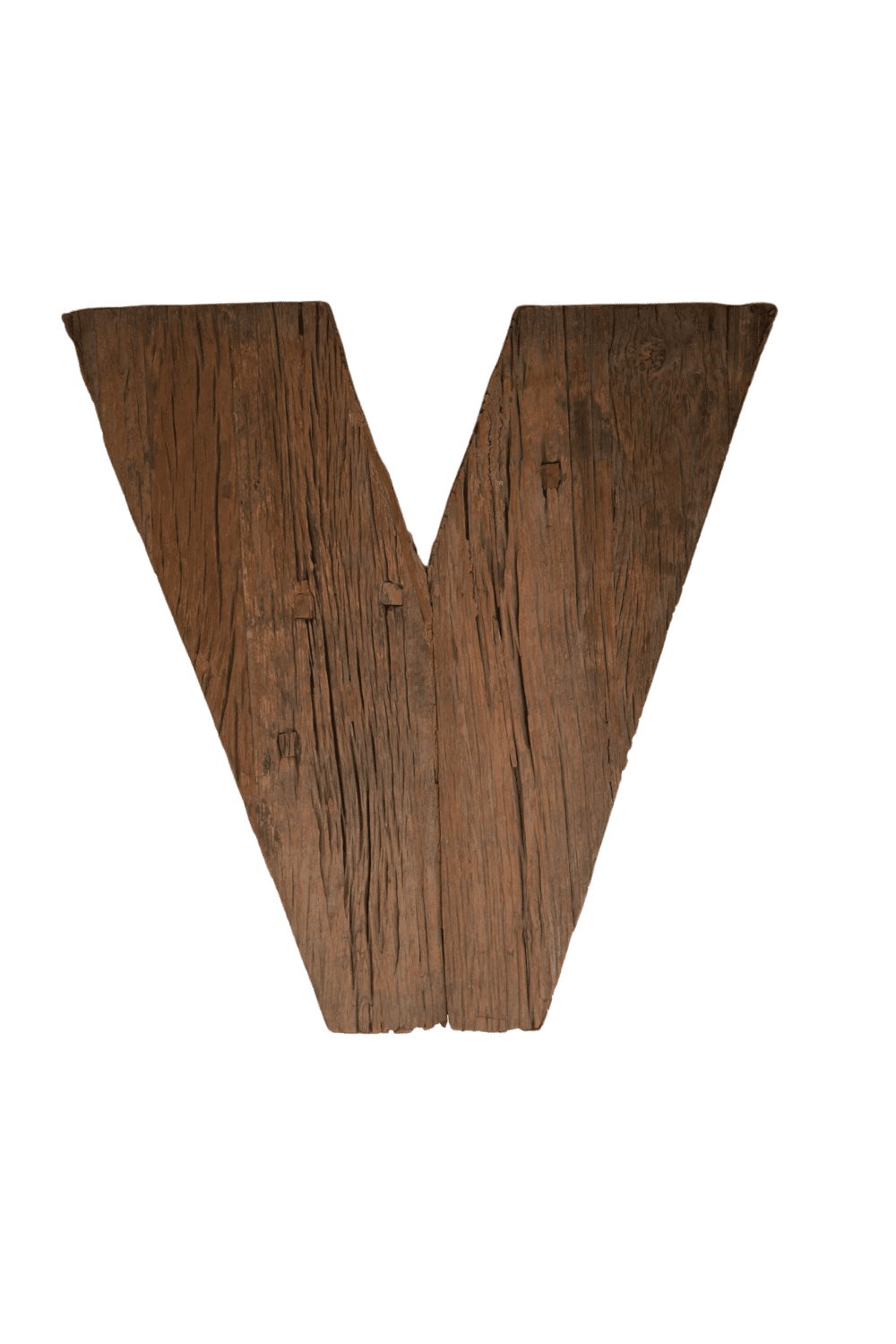 pilaar zuil steun in de vorm van een v ruw hout
