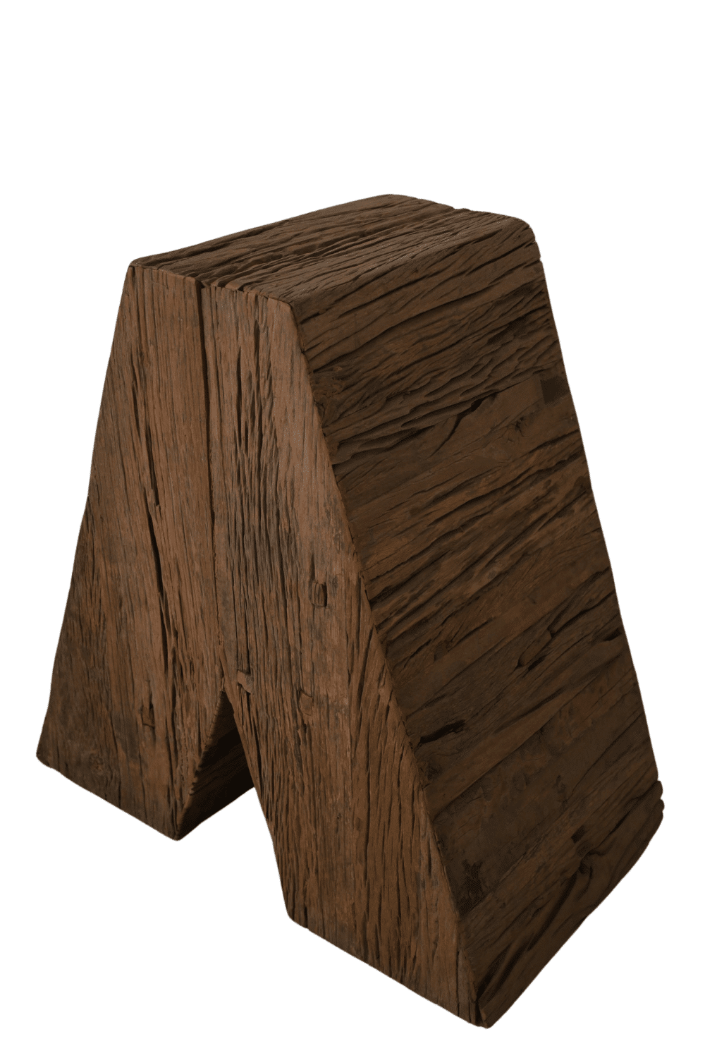 pilaar zuil steun in de vorm van een v ruw hout