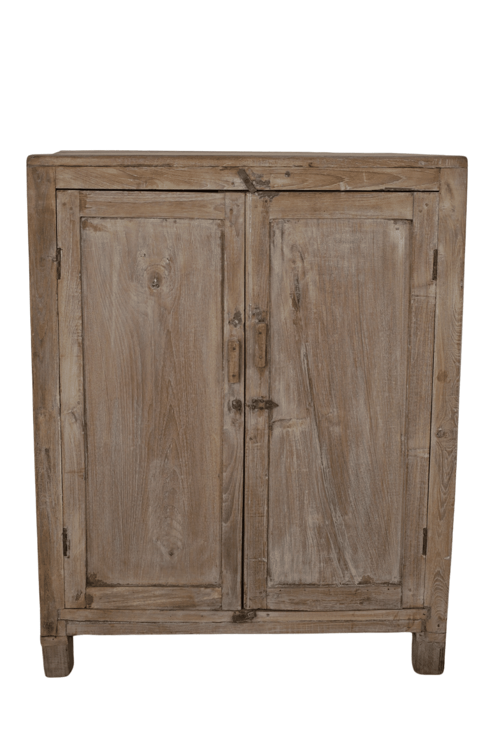 oud kastje wit beige licht bruin bohiemian stijl 76x43x98 cm