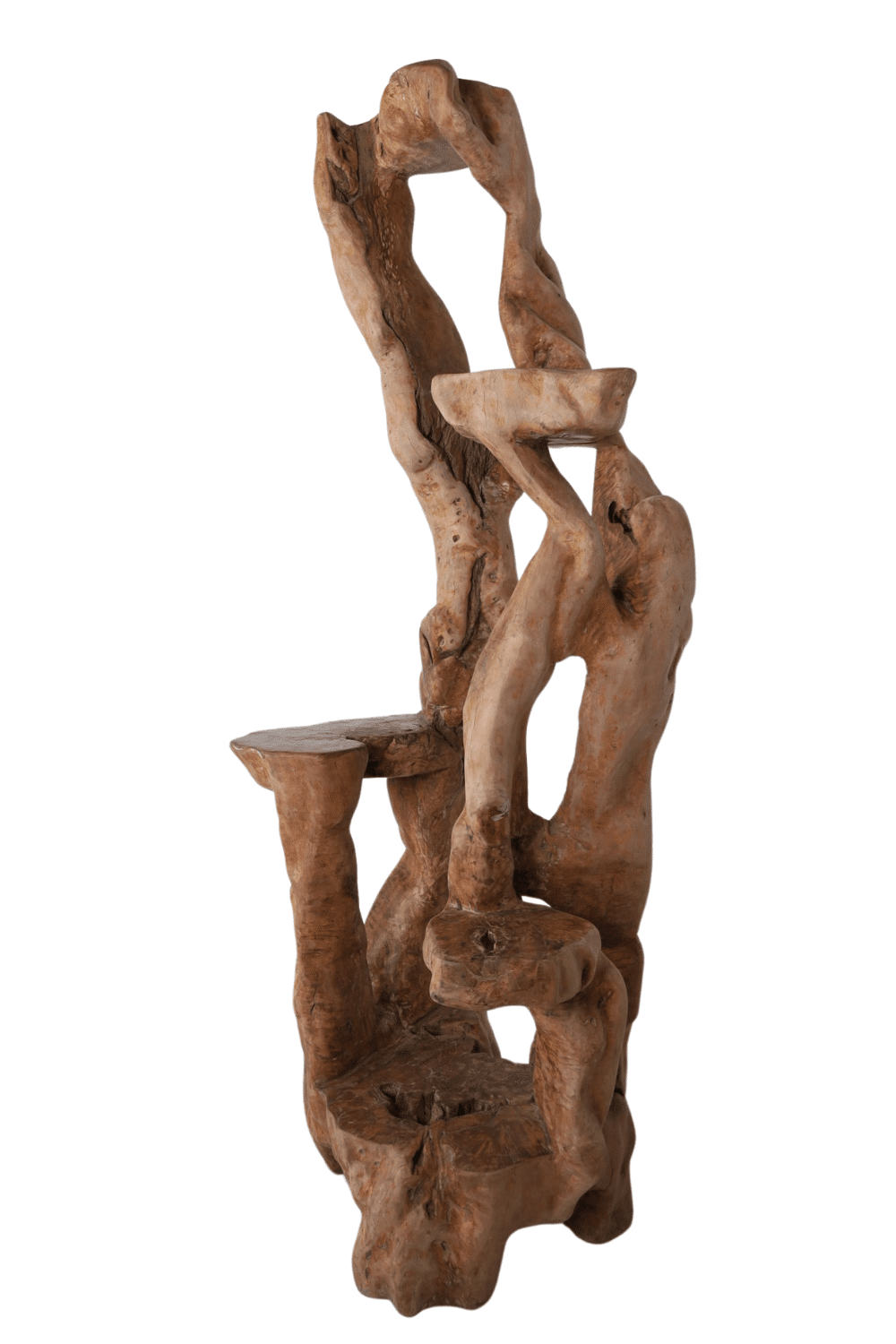 etagere van hout planten statief 80x65x210 cm