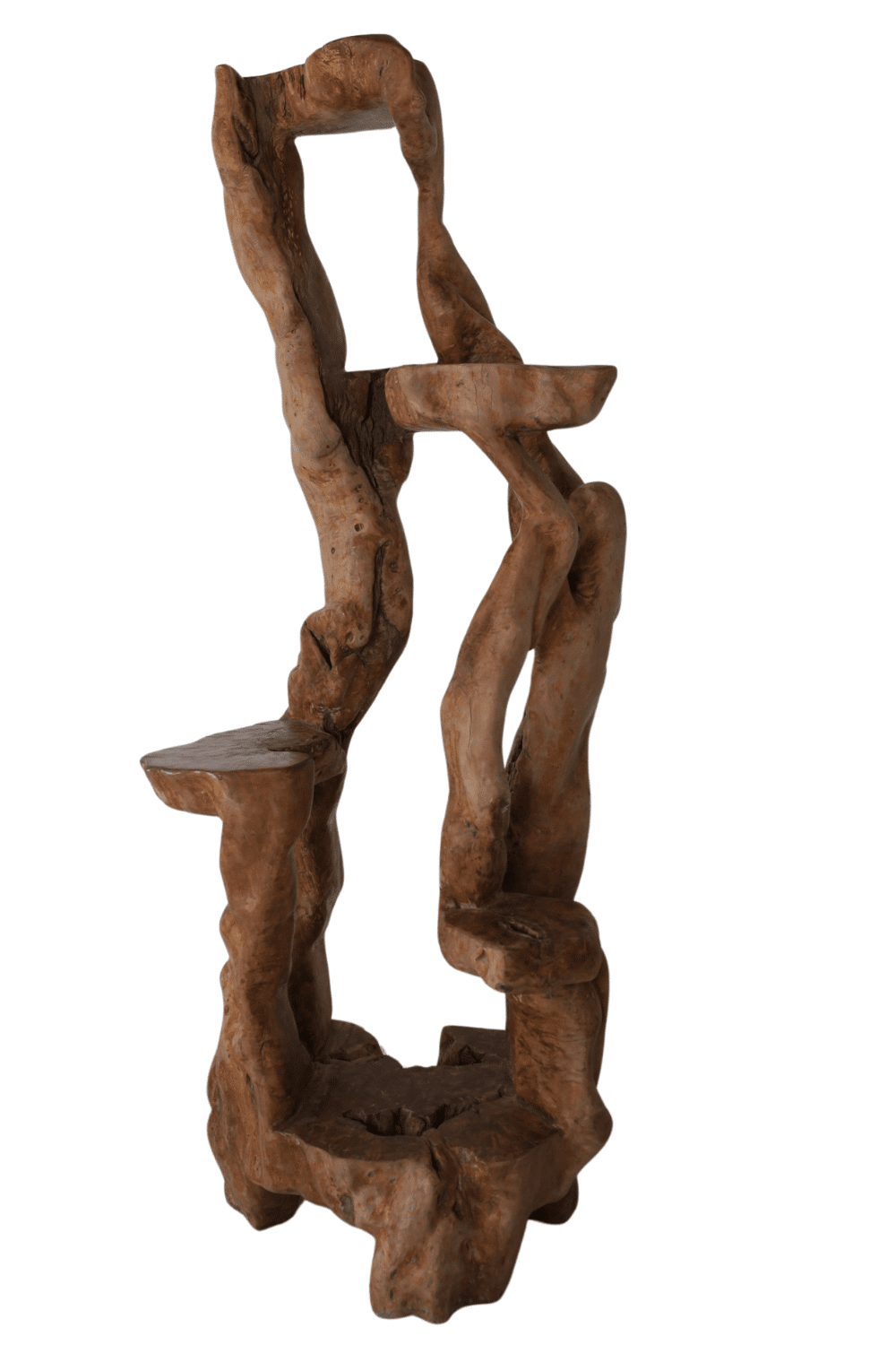 etagere van hout planten statief 80x65x210 cm