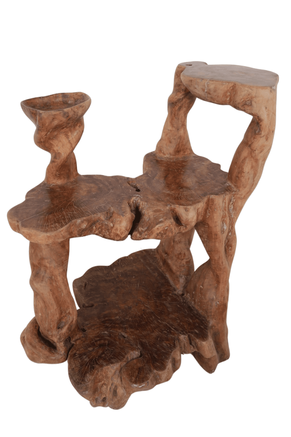 planten tafel van hout verschillende lagen 100x70x95 cm
