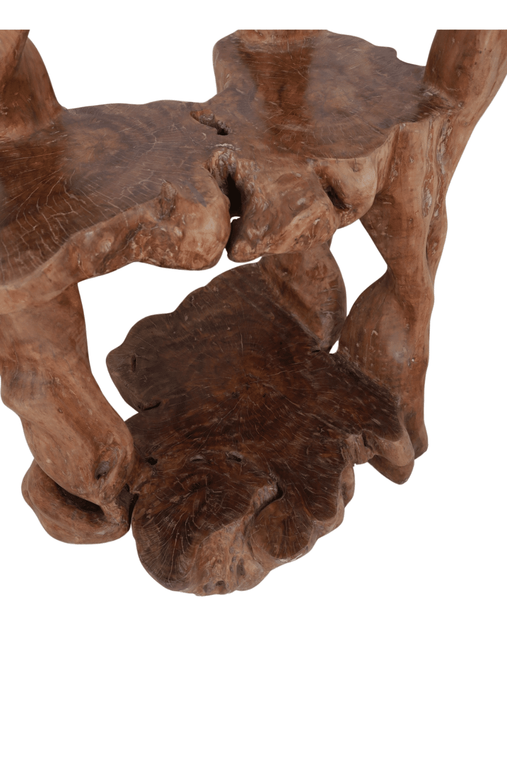 planten tafel van hout verschillende lagen 100x70x95 cm