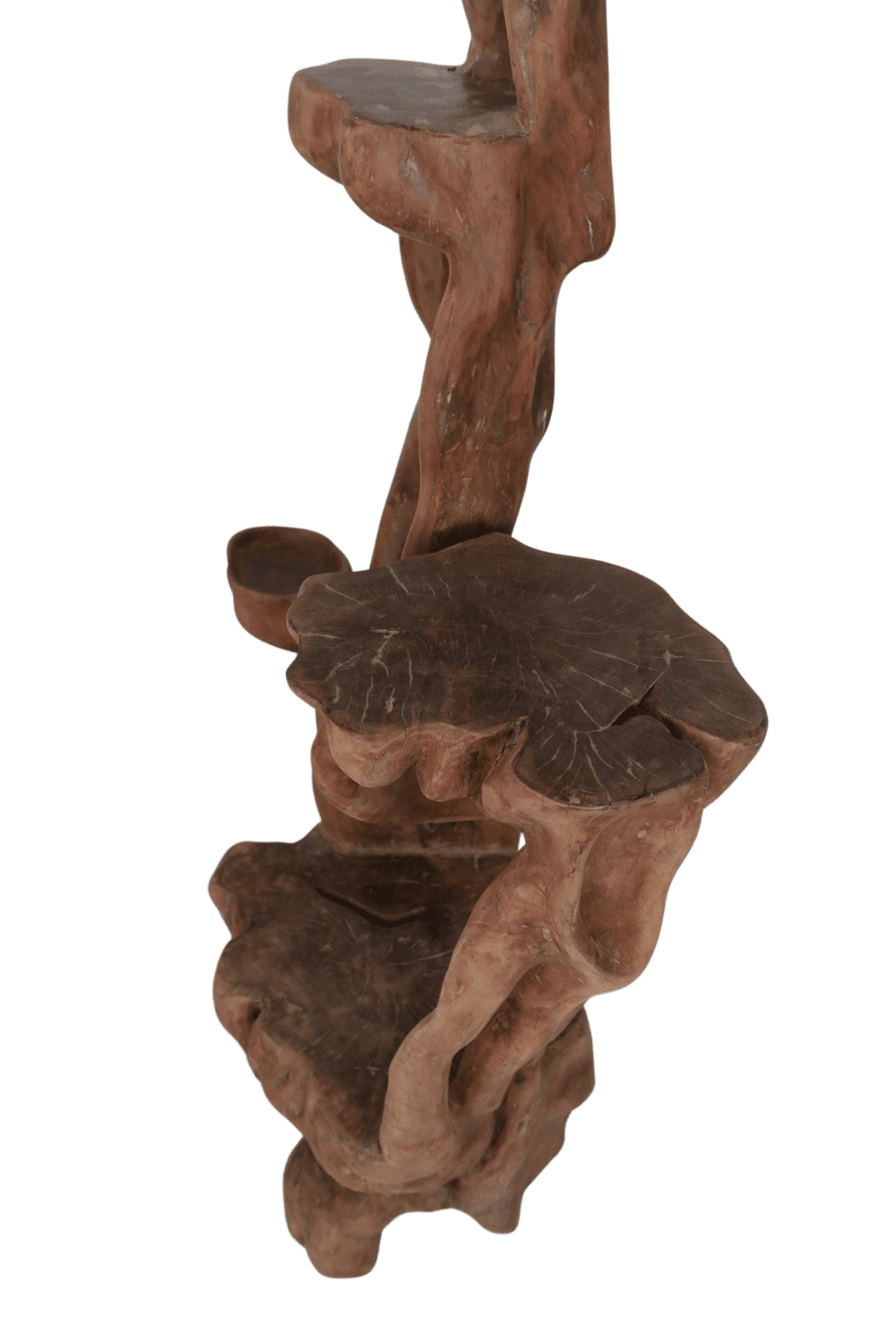 houten etagere kattenpaal met meerdere plateau's 85x45x165 cm