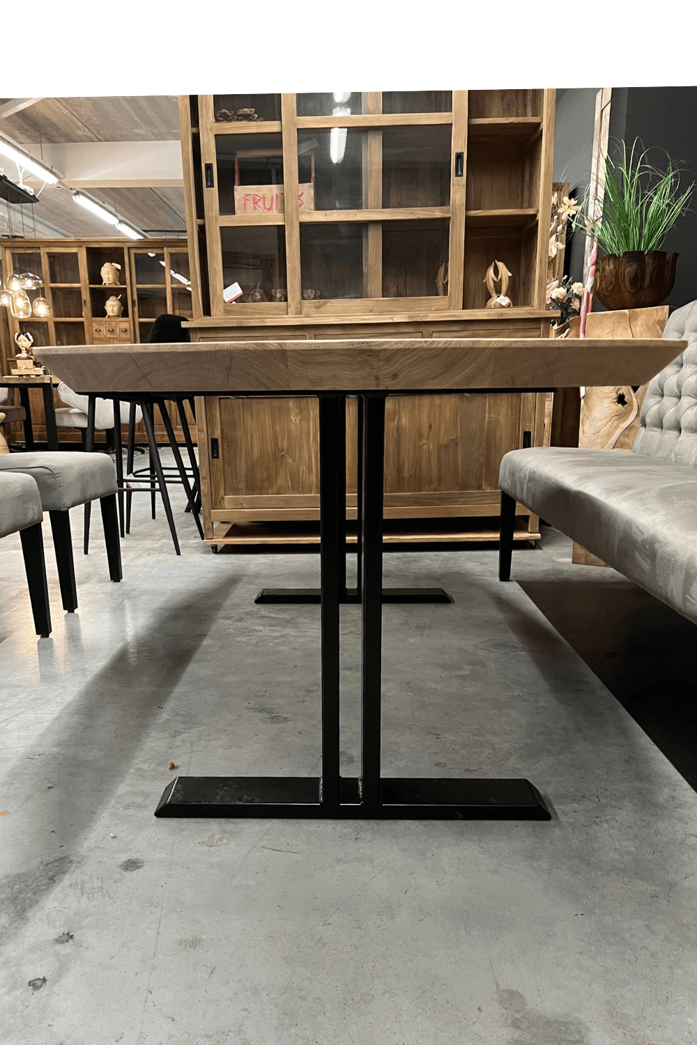 Eiken Deens ovale eetkamer tafel 240 cm