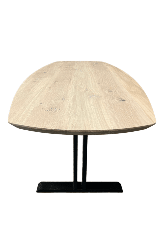 Eiken Deens ovale eetkamer tafel 240 cm