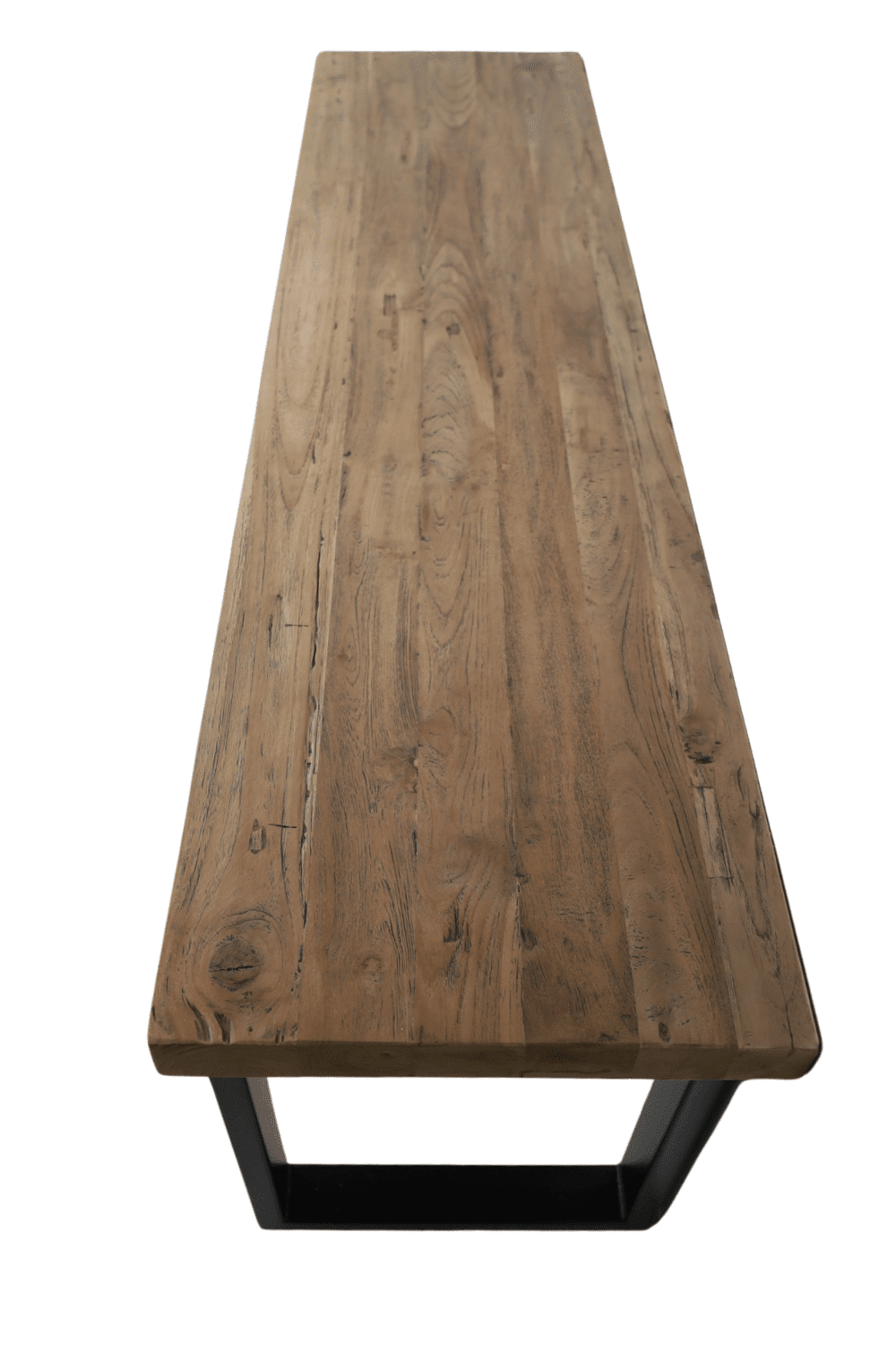 teak houten tv meubel lade blok met plak is uitschuifbaar industrieel