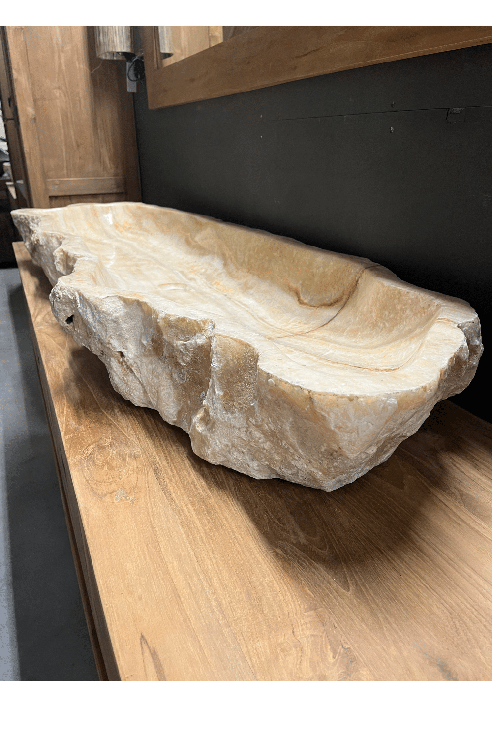 Unieke Grote Onyx Wasbak