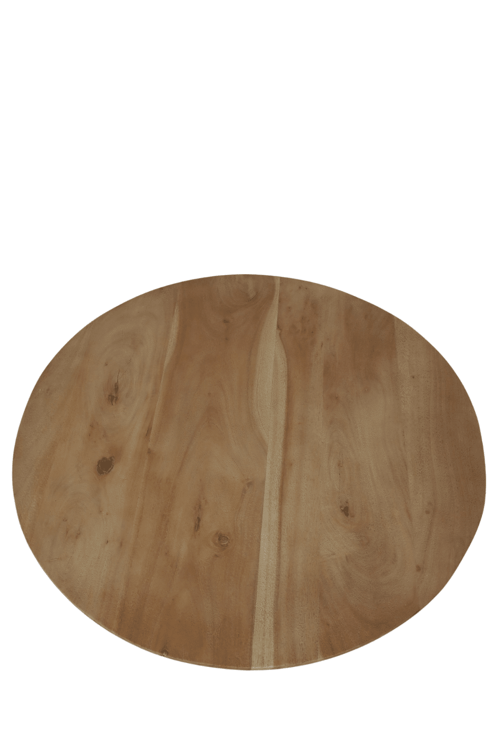 Ronde salontafel acacia gebleekte eiken look 80x80x40 cm