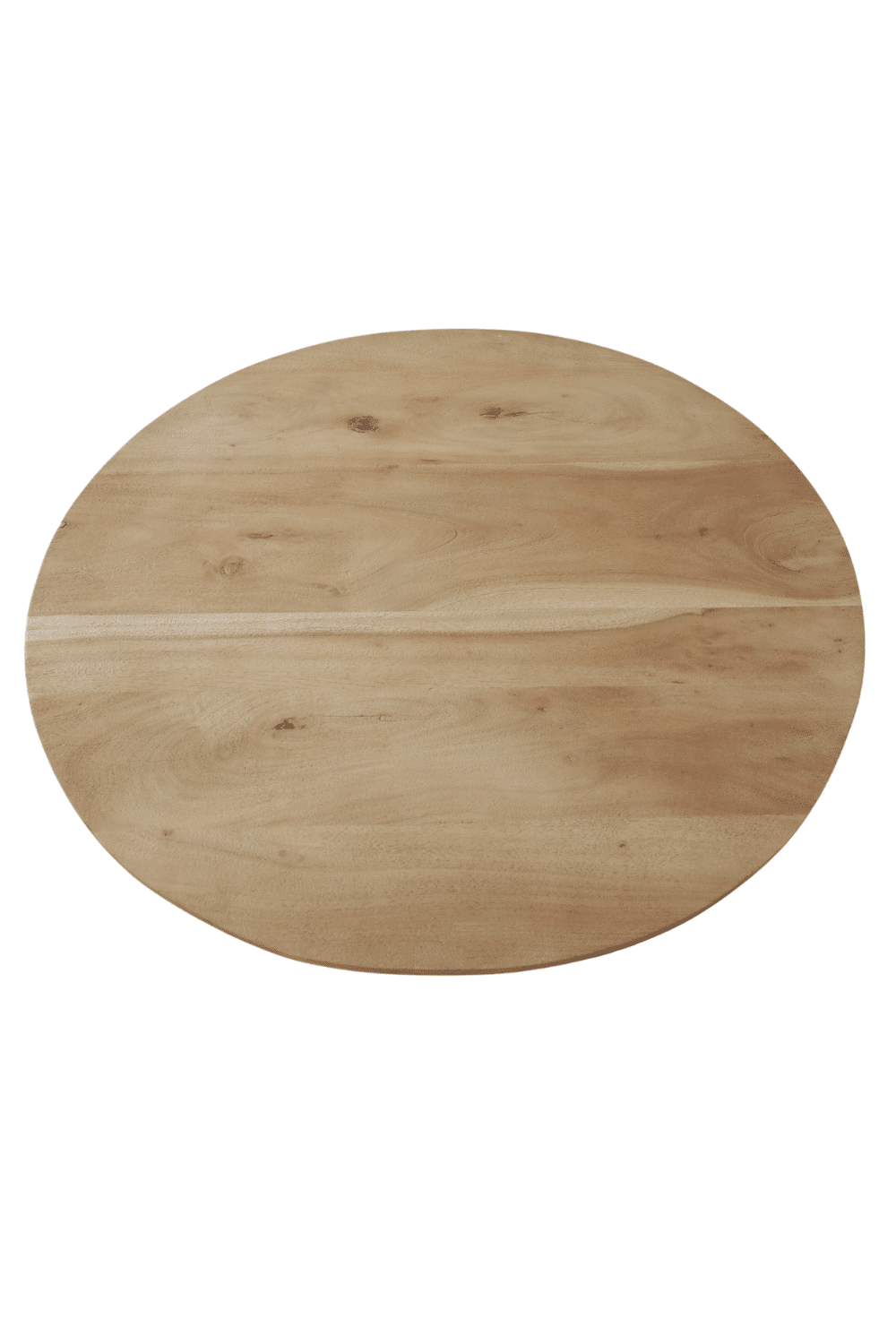 Ronde salontafel acacia gebleekte eiken look 80x80x40 cm