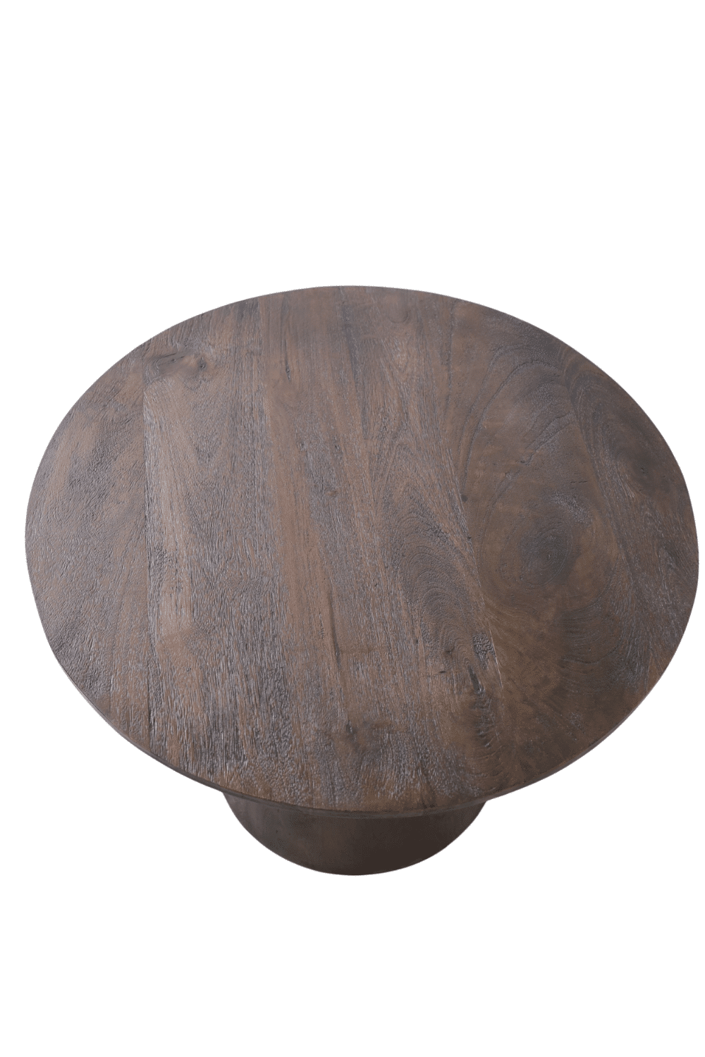 Ronde salontafel walnoot bruin 60x60x45cm