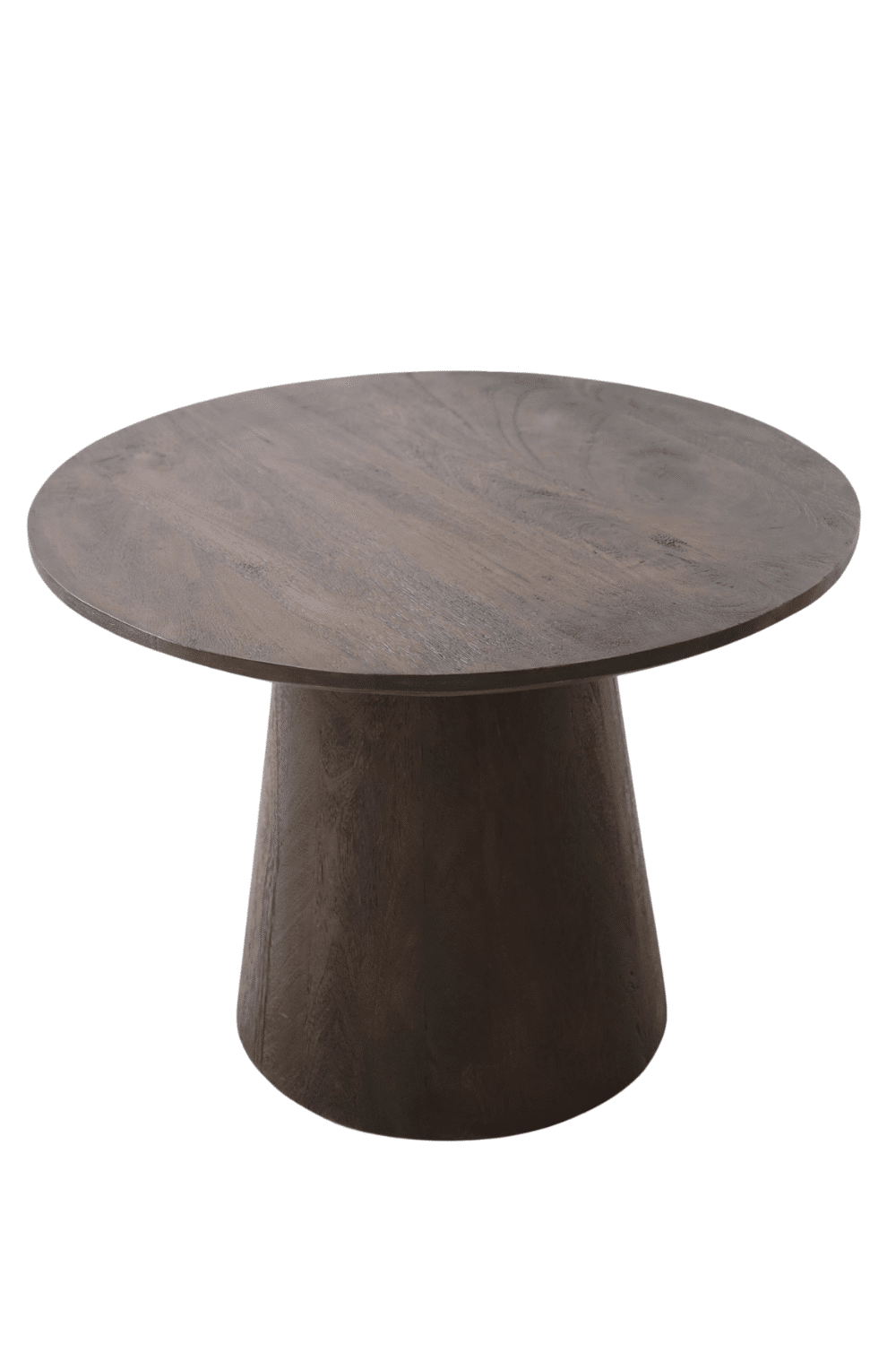 Ronde salontafel walnoot bruin 60x60x45cm