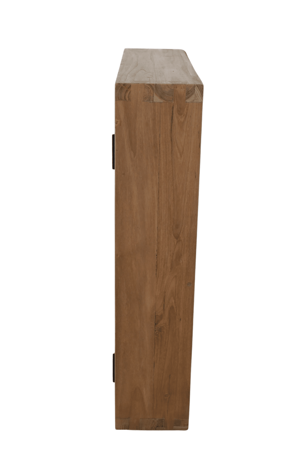 Teak houten spiegelkast met 1 deur 60x15x70 cm