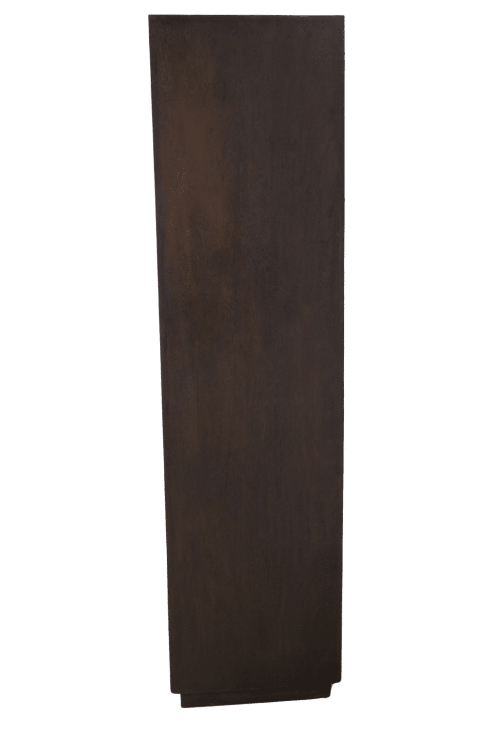 Vakkenkast walnoot bruin mango hout niet te hoog 120x45x170cm