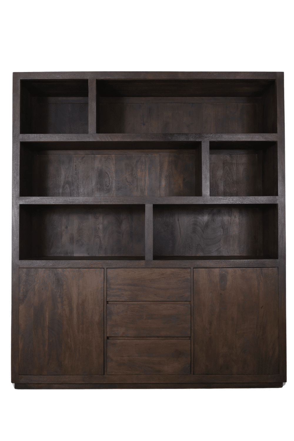 Walnoot bruine kleurige vakkenkast 180x45x210 cm