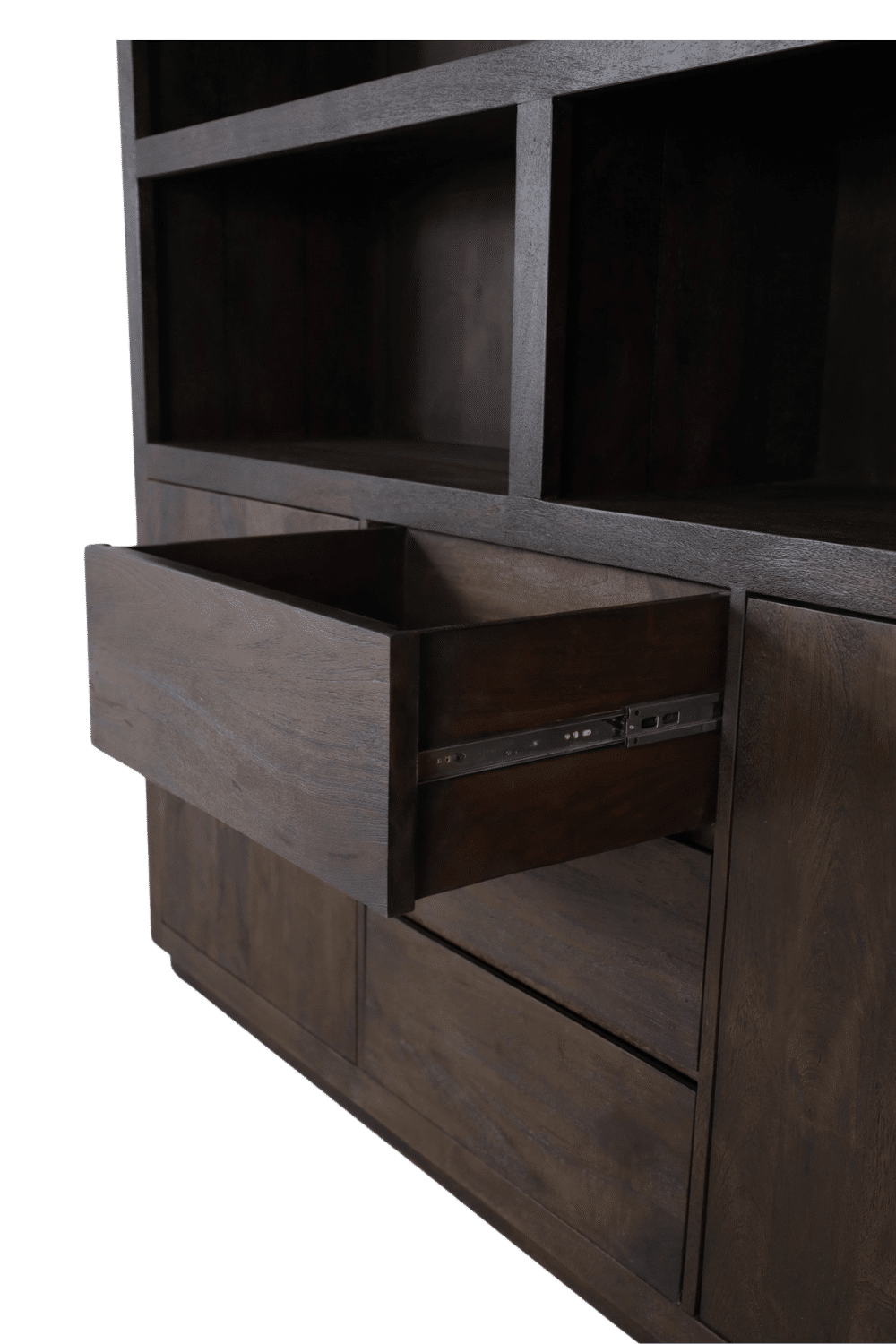 Walnoot bruine kleurige vakkenkast 180x45x210 cm