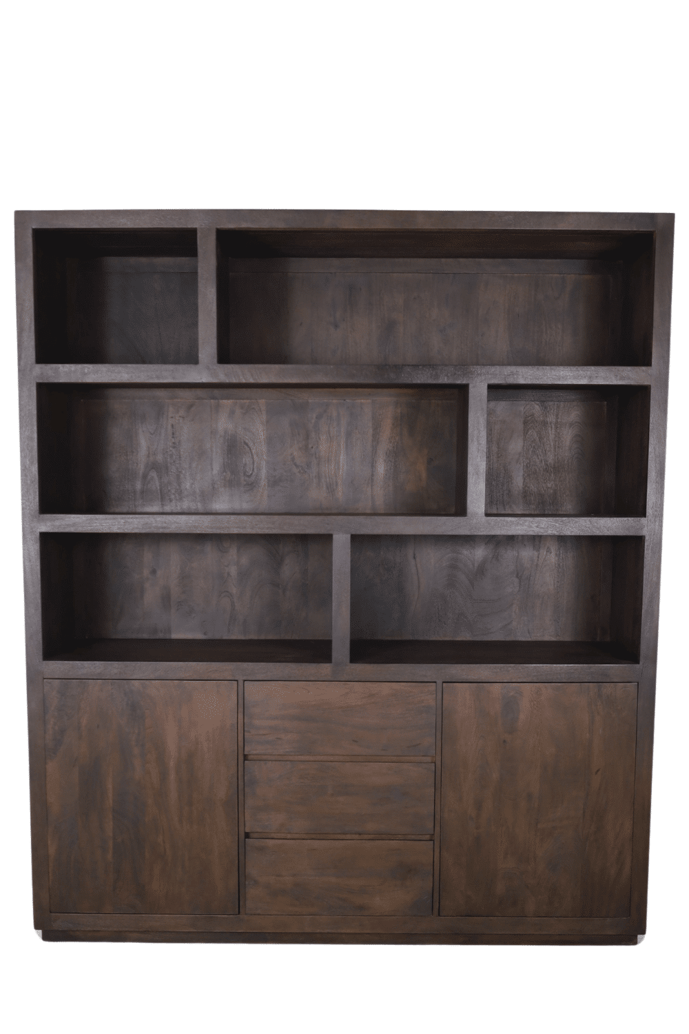 Walnoot bruine kleurige vakkenkast 180x45x210 cm