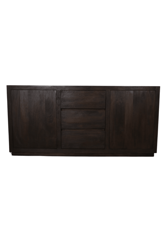 Walnoot bruin kleurig dressoir 180x45x85 cm