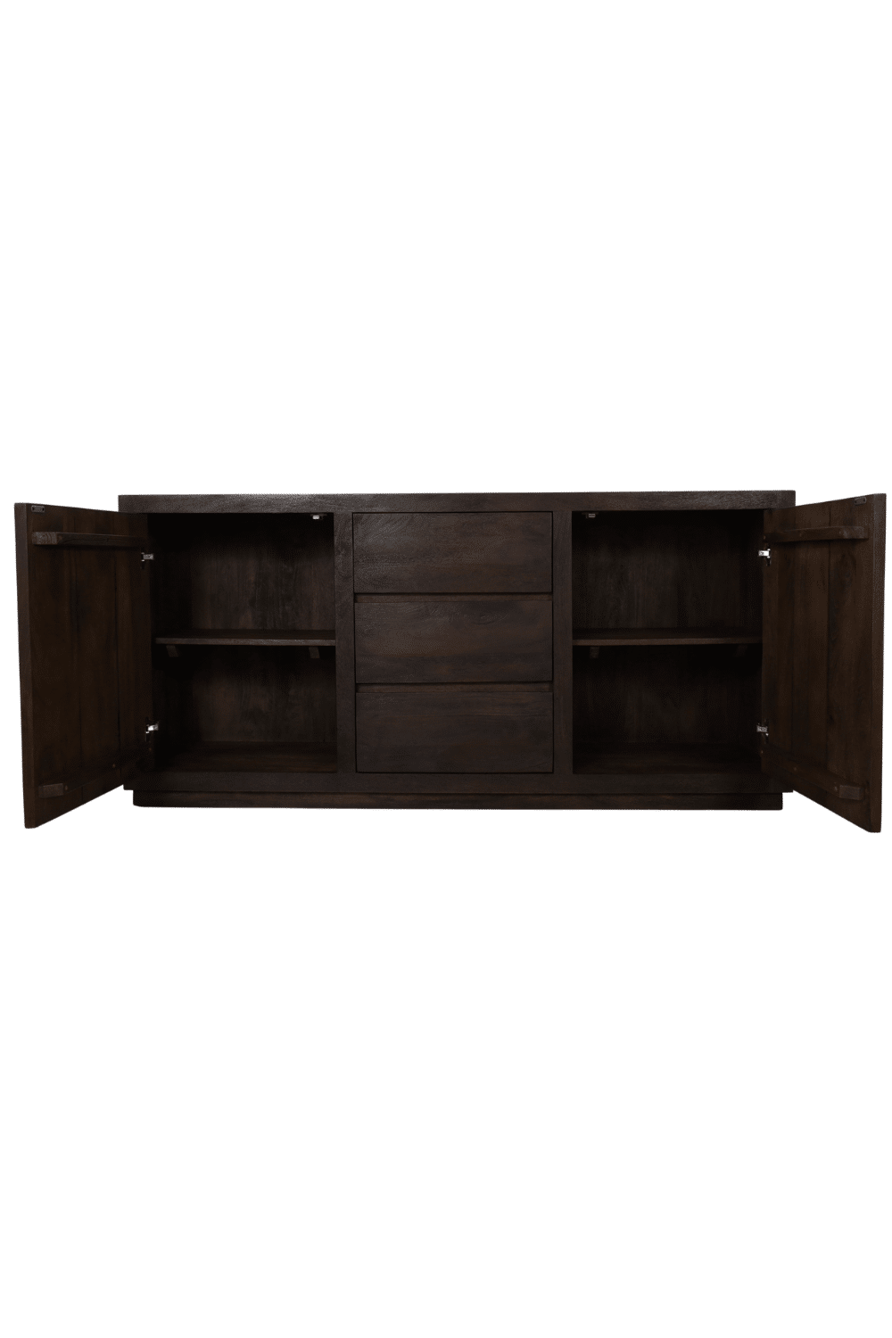 Walnoot bruin kleurig dressoir 180x45x85 cm