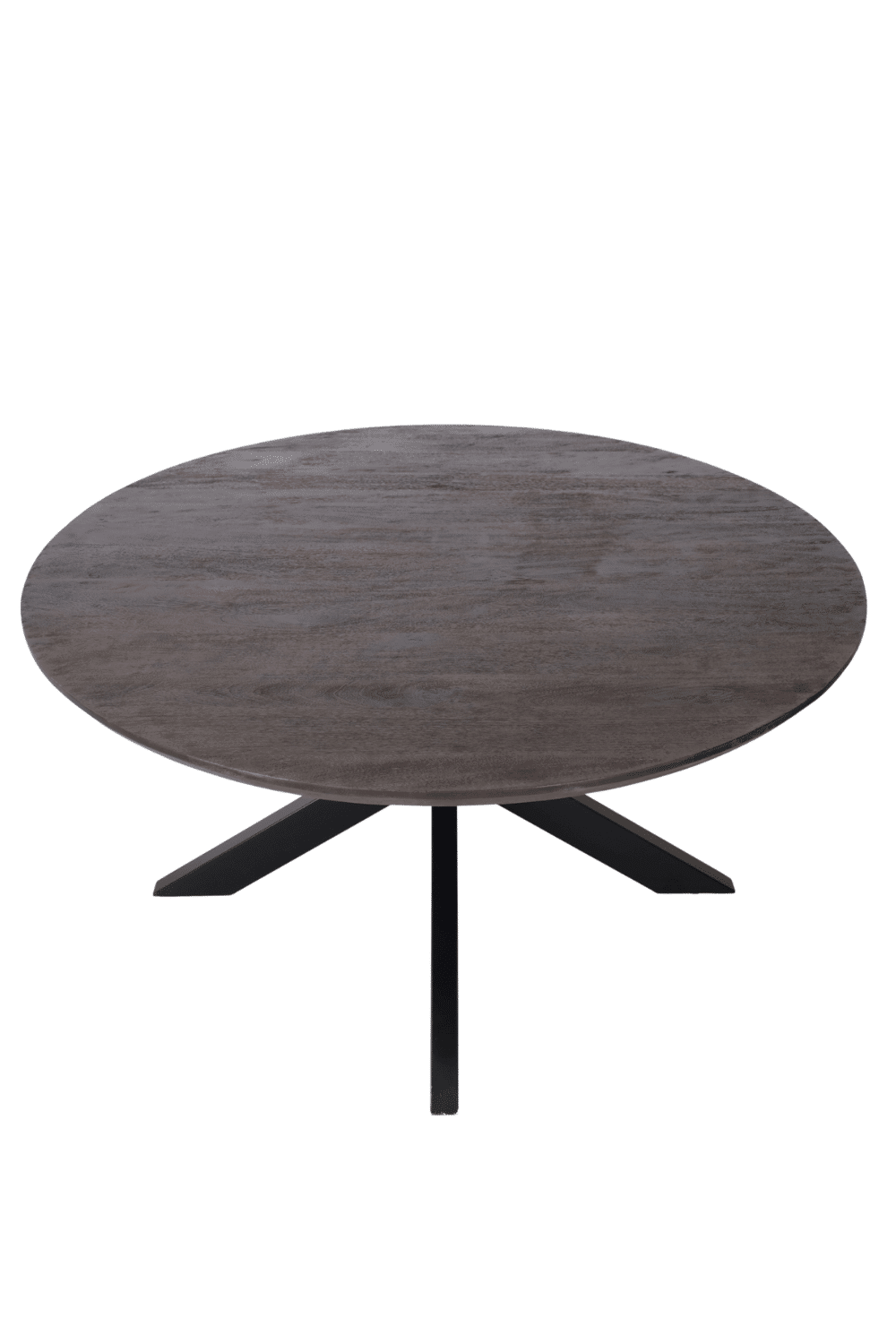 150 cm ronde bruine walnoot mango eettafel