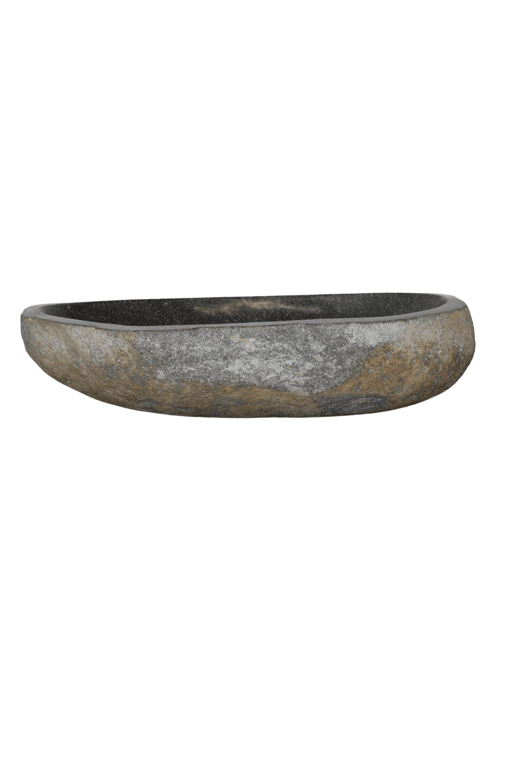 Rivierkei wasbak natuursteen stoer groot 68x43x16 cm