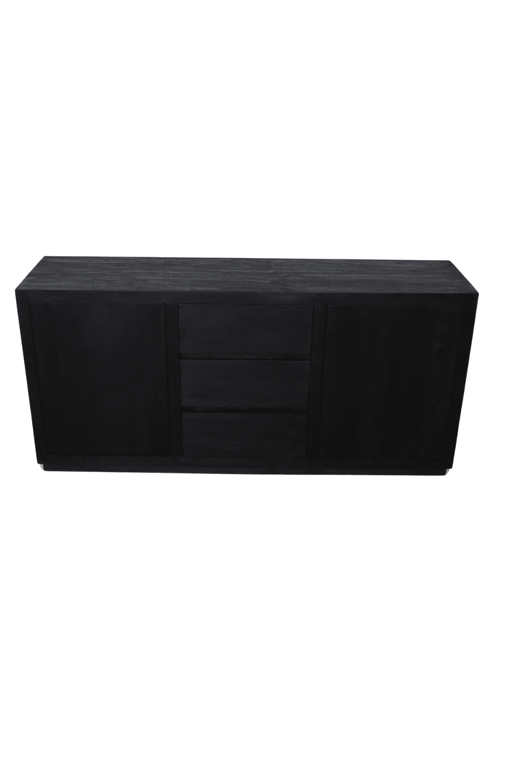 zwart strak dressoir 180x45x85 cm